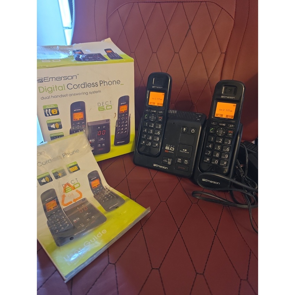 Emerson NIB Digital Cordless Phone Dect 6.0 with Answering System ( P) - Picture 2 of 4